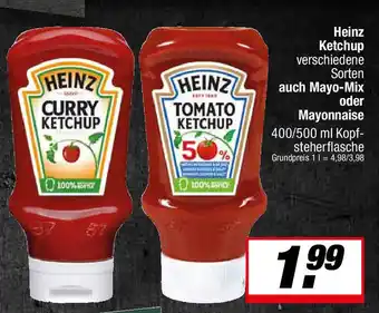 L. STROETMANN GROSSMARKT Heinz Ketchup auch Mayo-Mix oder Mayonnaise Angebot