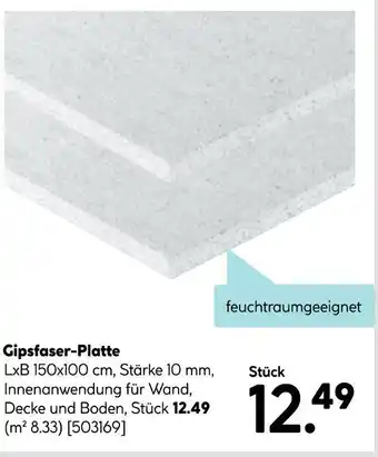 Hellweg Gipsfaser-platte Angebot