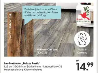 Hellweg Laminatboden „deluxe rustic“ Angebot