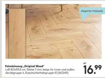 Hellweg Feinsteinzeug „original wood“ Angebot