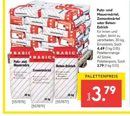 Hellweg Basic putz- und mauermörtel, zementmörtel oder beton-estrich Angebot