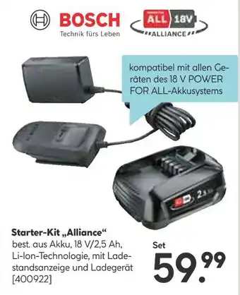 Hellweg Bosch starter-kit „alliance“ Angebot