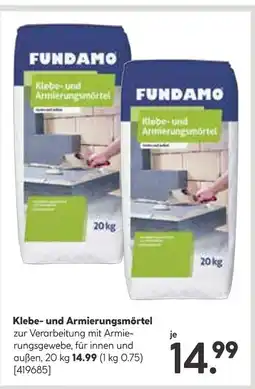 Hellweg Fundamo klebe- und armierungsmörtel Angebot