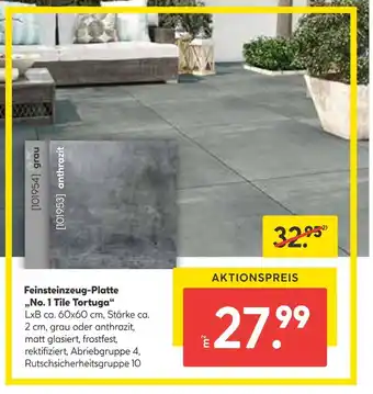 Hellweg No. 1 tile feinsteinzeug-platte tortuga Angebot