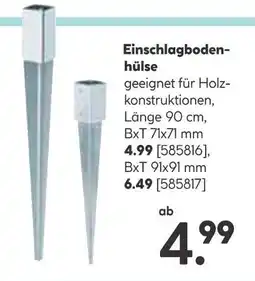 Hellweg Einschlagbodenhülse Angebot