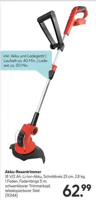 Hellweg Akku-rasentrimmer Angebot