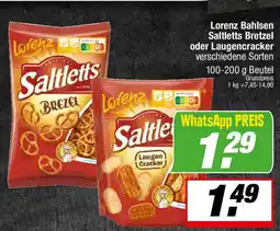 L. STROETMANN GROSSMARKT Lorenz Bahlsen Saltletts Bretzel oder Laugencracker Angebot