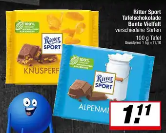 L. STROETMANN GROSSMARKT Ritter Sport Tafelschokolade Bunte Vielfalt Angebot