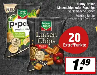 L. STROETMANN GROSSMARKT Funny-Frisch Linsenchips oder Popchips Angebot