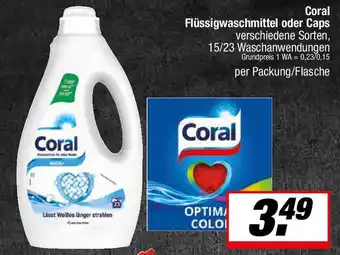 L. STROETMANN GROSSMARKT Coral Flüssigwaschmittel oder Caps Angebot