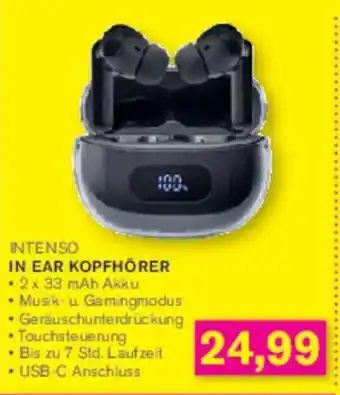 KODi INTENSO IN EAR KOPFHÖRER Angebot