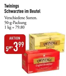 Galeria Markthalle Twinings Schwarztee im Beutel Angebot