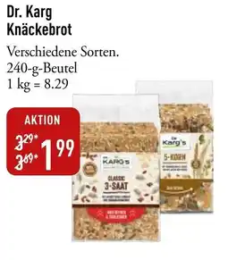 Galeria Markthalle Dr. Karg Knäckebrot Angebot