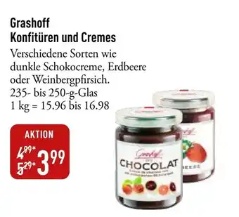 Galeria Markthalle Grashoff Konfitüren und Cremes Angebot