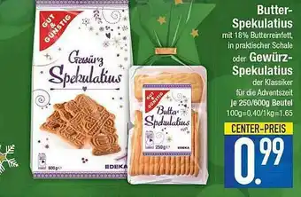 E-Center Butter-spekulatius Oder Gewürz-spekulatius Angebot