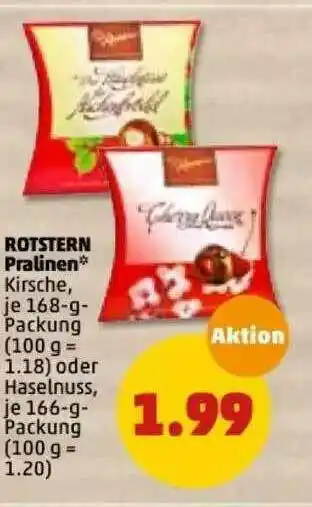 PENNY Rotstern Pralinen Angebot