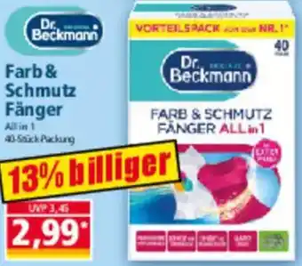 Norma Dr. Beckmann Farb & Schmutz Fänger Angebot