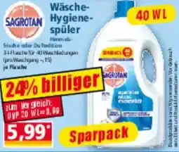 Norma SAGROTAN Wäsche Hygienespüler Angebot