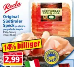 Norma Recla Original Südtiroler Speck Angebot