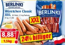 Norma BERLINKI Würstchen Classic XXL Angebot