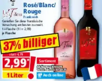 Norma Rosé/Blanc/Rouge Angebot