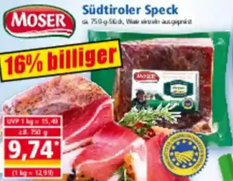 Norma MOSER Südtiroler Speck Angebot