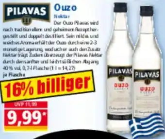 Norma PILAVAS Ouzo Angebot