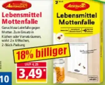 Norma Aeroxon Lebensmittel Mottenfalle Angebot