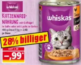 Norma Whiskas Katzennassnahrung Angebot