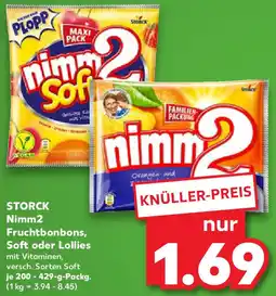 Kaufland STORCK Nimm2 Fruchtbonbons, Soft oder Lollies Angebot