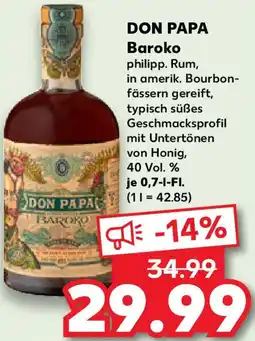 Kaufland DON PAPA Baroko Angebot