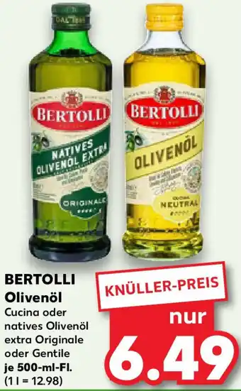 Kaufland BERTOLLI Olivenöl Angebot