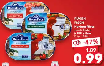 Kaufland RÜGEN FISCH Heringsfilets Angebot