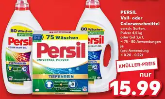 Kaufland PERSIL Voll- oder Colorwaschmittel Angebot