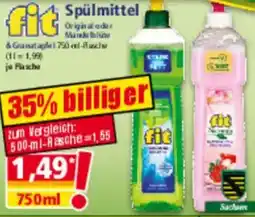 Norma fit Spülmittel Angebot