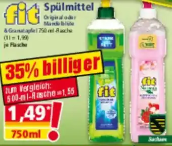 Norma fit Spülmittel Angebot