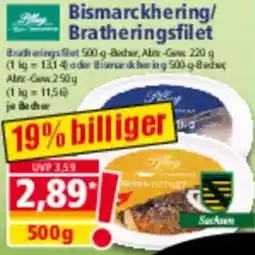 Norma Bismarckhering/ Bratheringsfilet Angebot