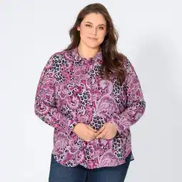 NKD Damen-Bluse mit modischem Druck, große Größen Angebot