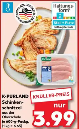 Kaufland K-PURLAND Schinkenschnitzel Angebot