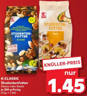 Kaufland K-CLASSIC Studentenfutter Angebot