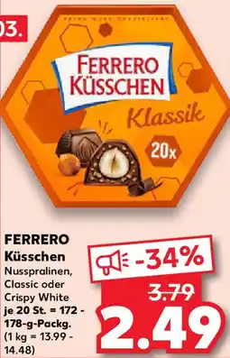 Kaufland FERRERO Küsschen Angebot