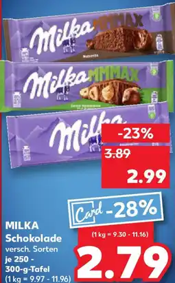 Kaufland MILKA Schokolade Angebot