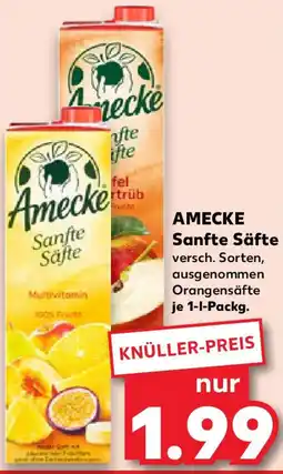 Kaufland AMECKE Sanfte Säfte Angebot