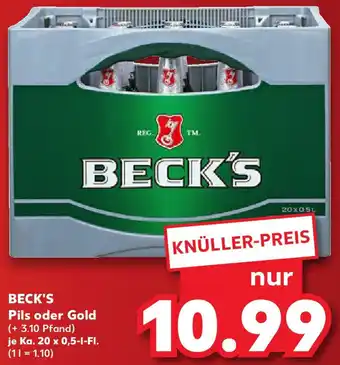 Kaufland BECK'S Pils oder Gold Angebot