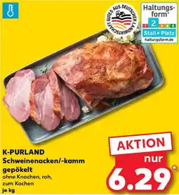 Kaufland K-PURLAND Schweinenacken/-kamm gepökelt Angebot