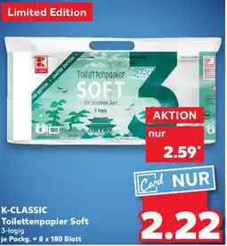 Kaufland K-CLASSIC Toilettenpapier Soft Angebot