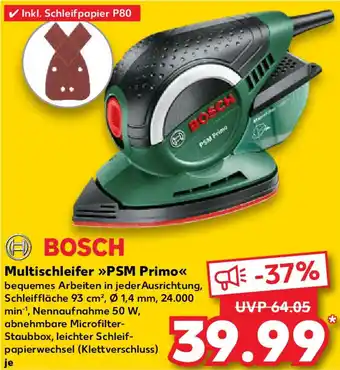 Kaufland BOSCH Multischleifer PSM Primo Angebot