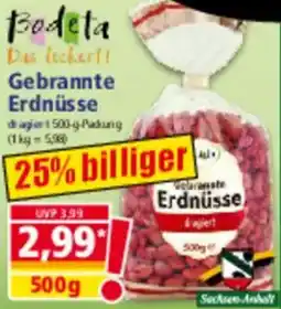 Norma Bodeta Gebrannte Erdnüsse Angebot