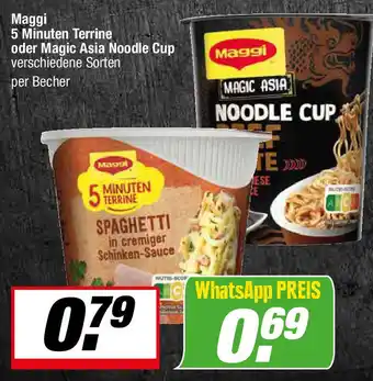 L. STROETMANN GROSSMARKT Maggi 5 Minuten Terrine oder Magic Asia Noodle Cup Angebot