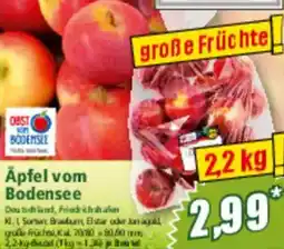 Norma Äpfel vom Bodensee Angebot